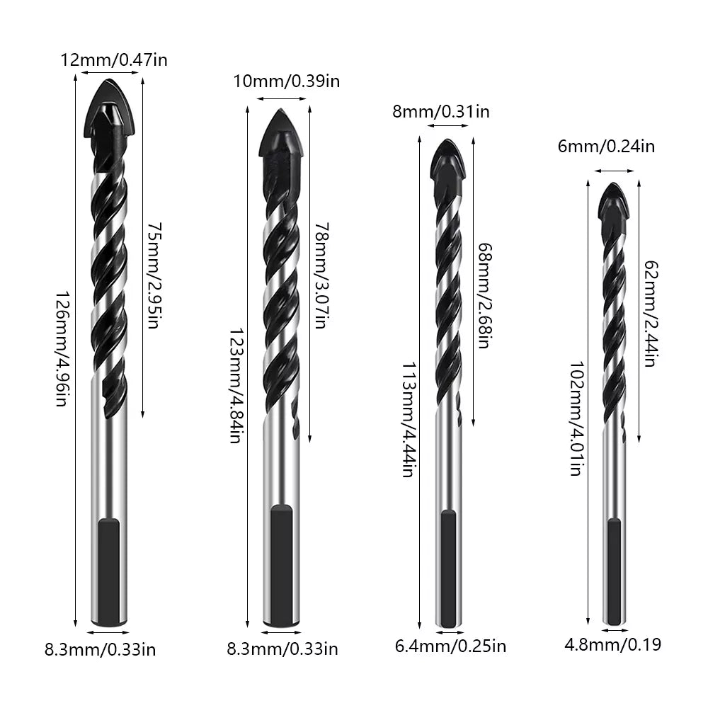 Max Drill 7 en 1 Brocas de Diamante